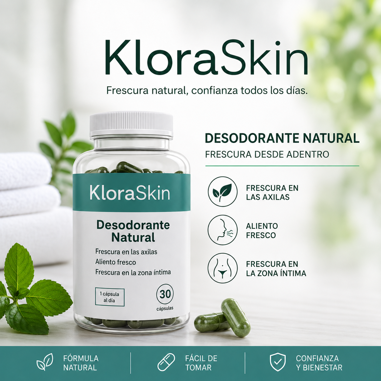Klora Skin — Desodorante Interno